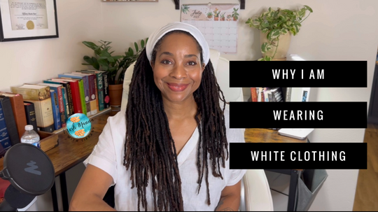 WHY I AM WEARING WHITE CLOTHING