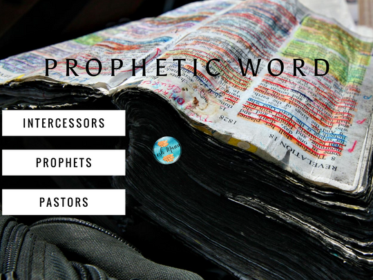 PROPHETIC WORD FOR INTERCESSORS, PROPHETS & PASTORS